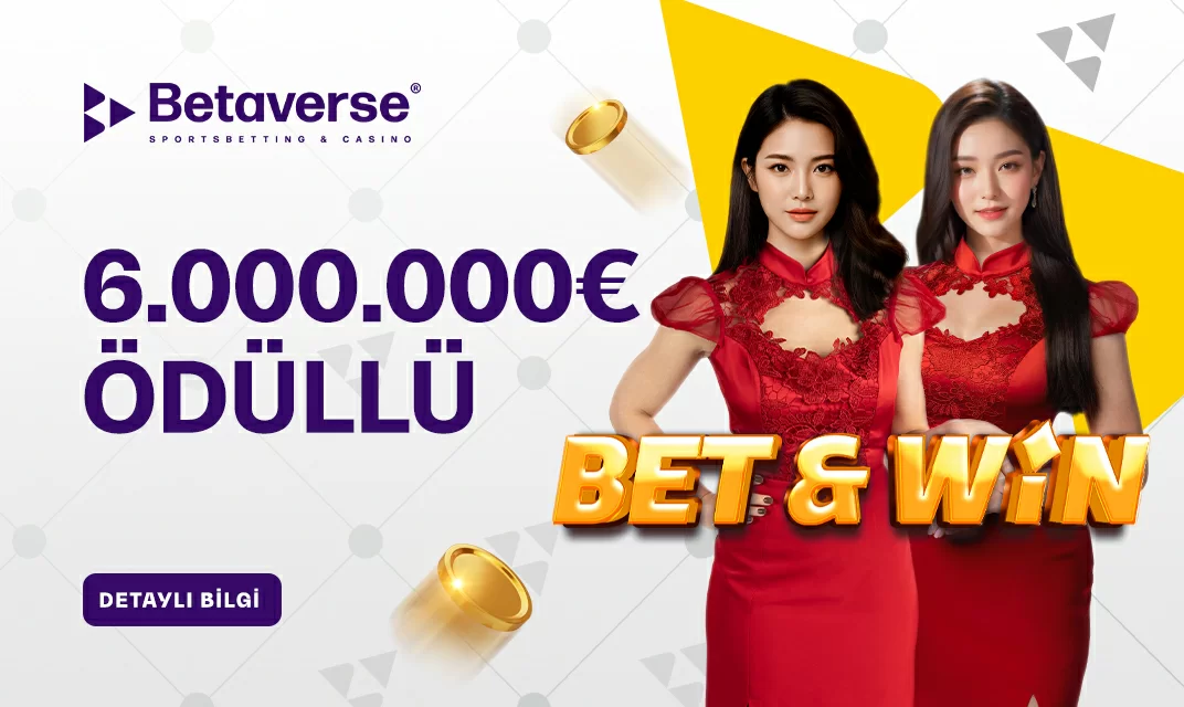 Betaverse Bet&Win Evolution Baccarat haftalık nakit ödül kampanyası