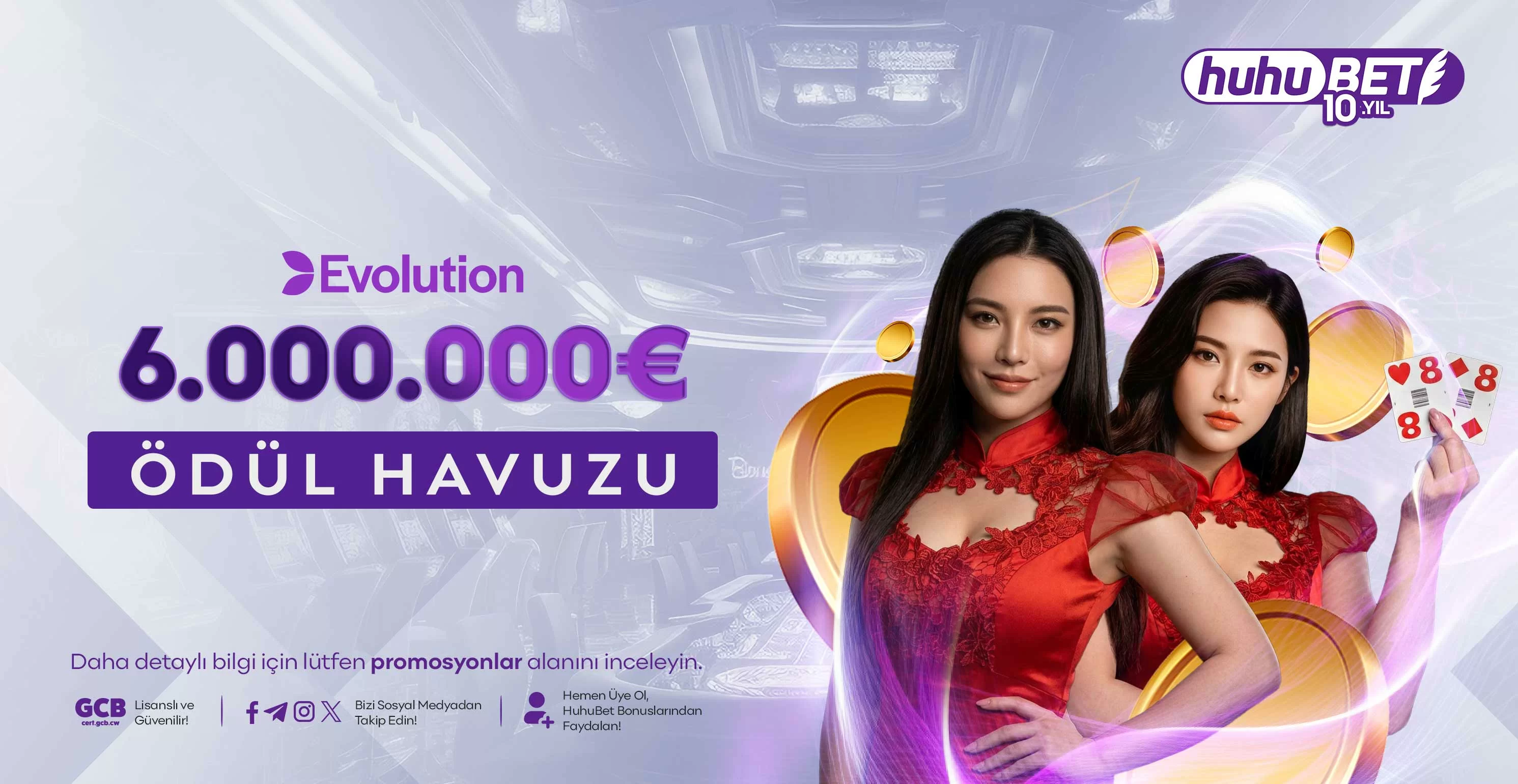 Bet&Win Evolution Baccarat nakit ödül kampanyası