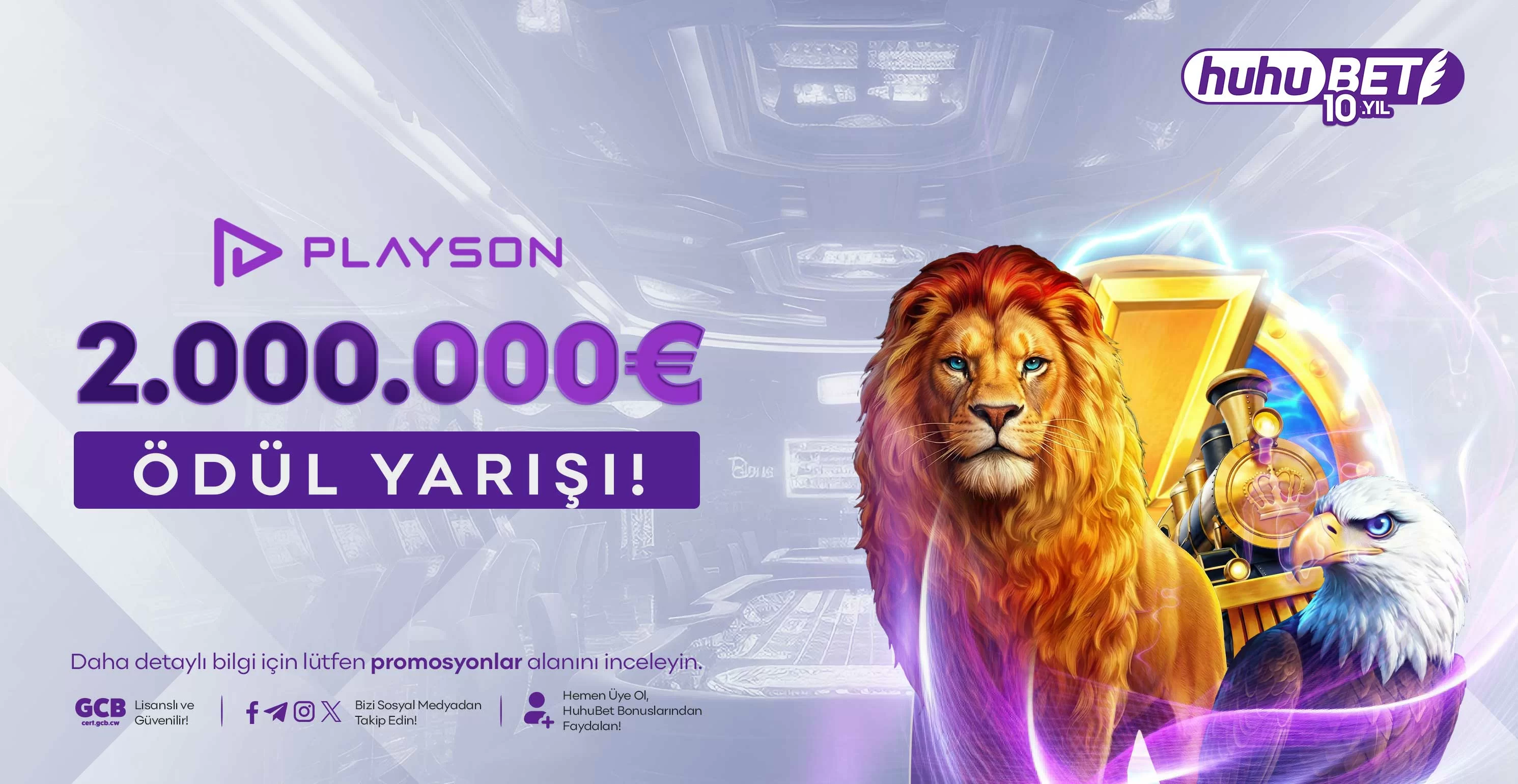 Playson büyük yarış turnuva görseli